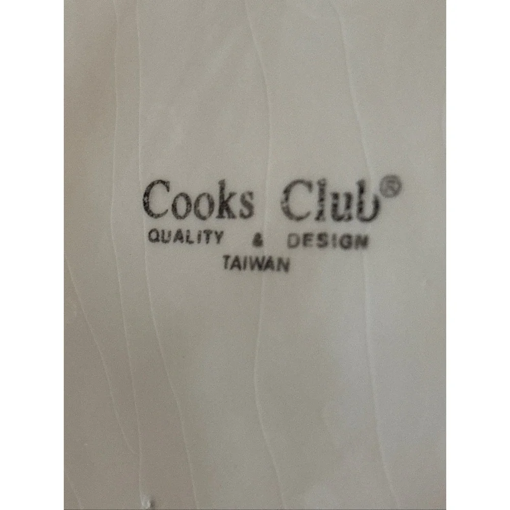 Vintage Cooks‎ Club B&W Ceramic Cow Cookie Jar With Yellow Bandana